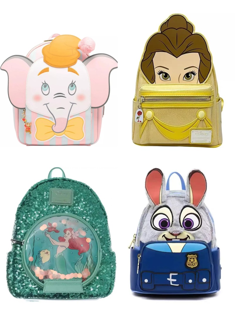 Travel Accessories Pink - حقيبة ظهر صغيرة جديدة من الجلد