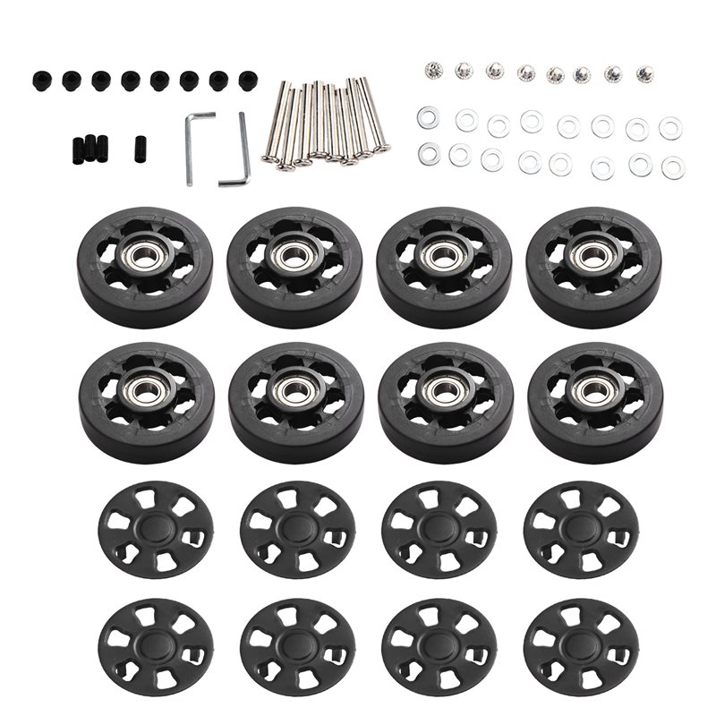 Luggage Wheel Replacement - ABAE- لعجلات الحقائب البديلة 8 قطع