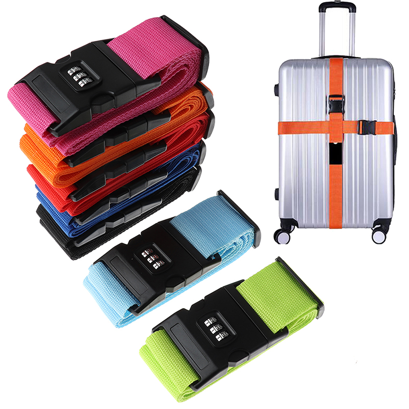 Travel Accessories Luggage Straps - 2 متر قوس قزح كلمة السر