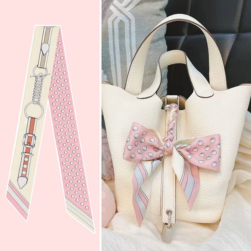 Travel Accessories Pink - المرأة الصيف الوردي البولكا نقطة وشاح