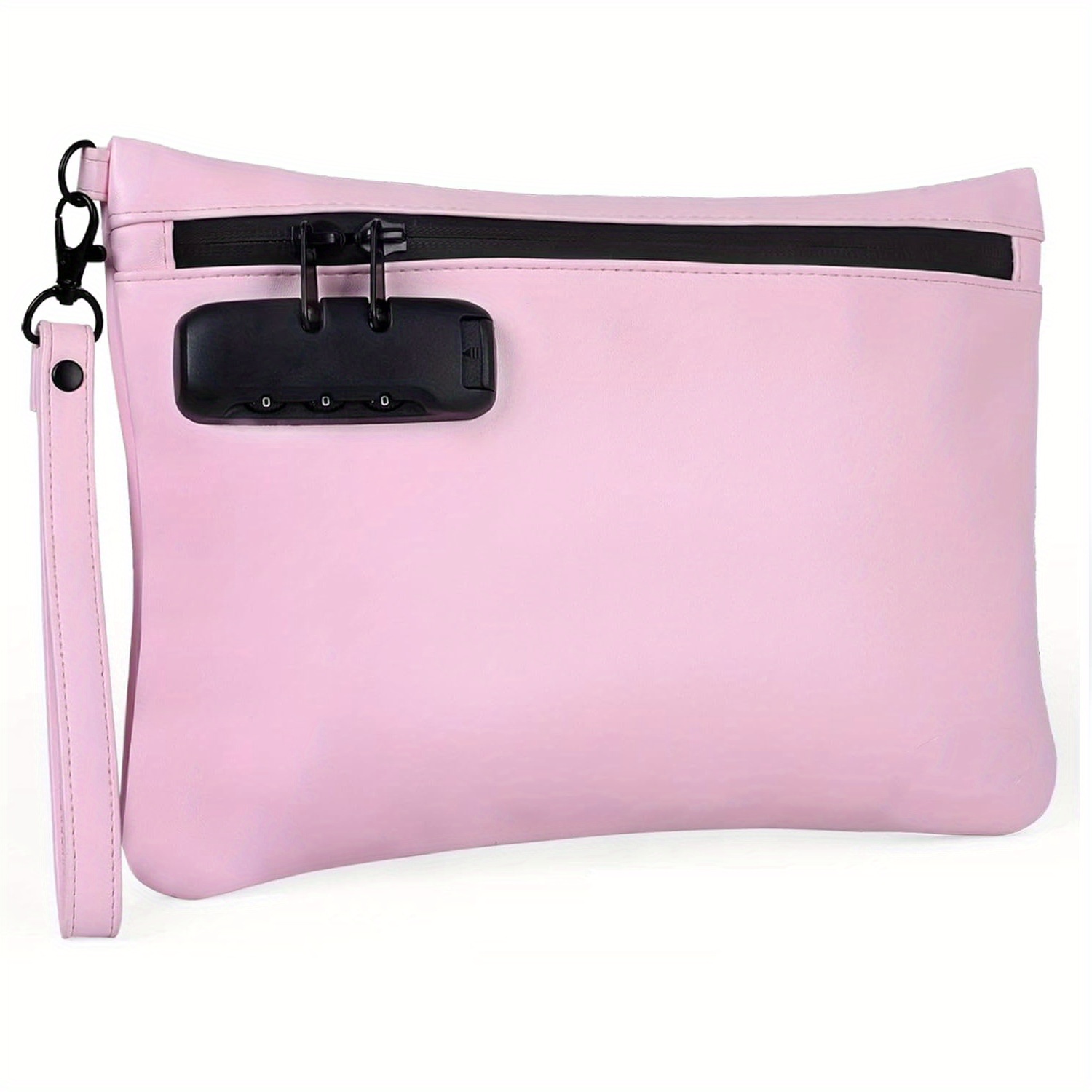 Travel Accessories Pink - حقيبة باللون الوردي مع مجموعة من