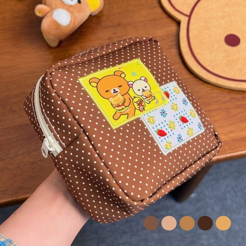 Travel Accessories Cute - حقيبة مستحضرات تجميل كاواي ريلاكوما بنقاط