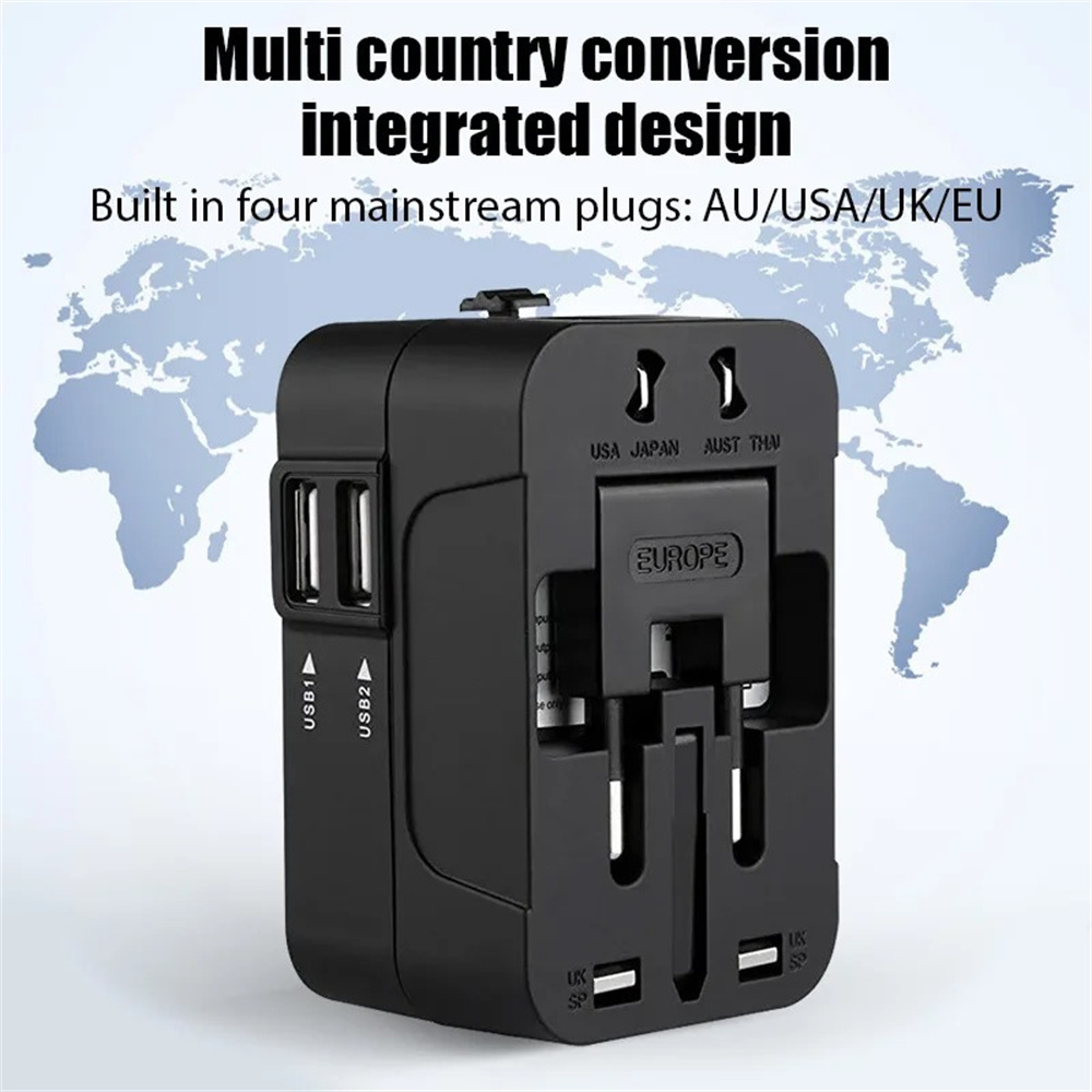 Travel Accessories Uk - محول طاقة عالمي متعدد الاستخدامات مع