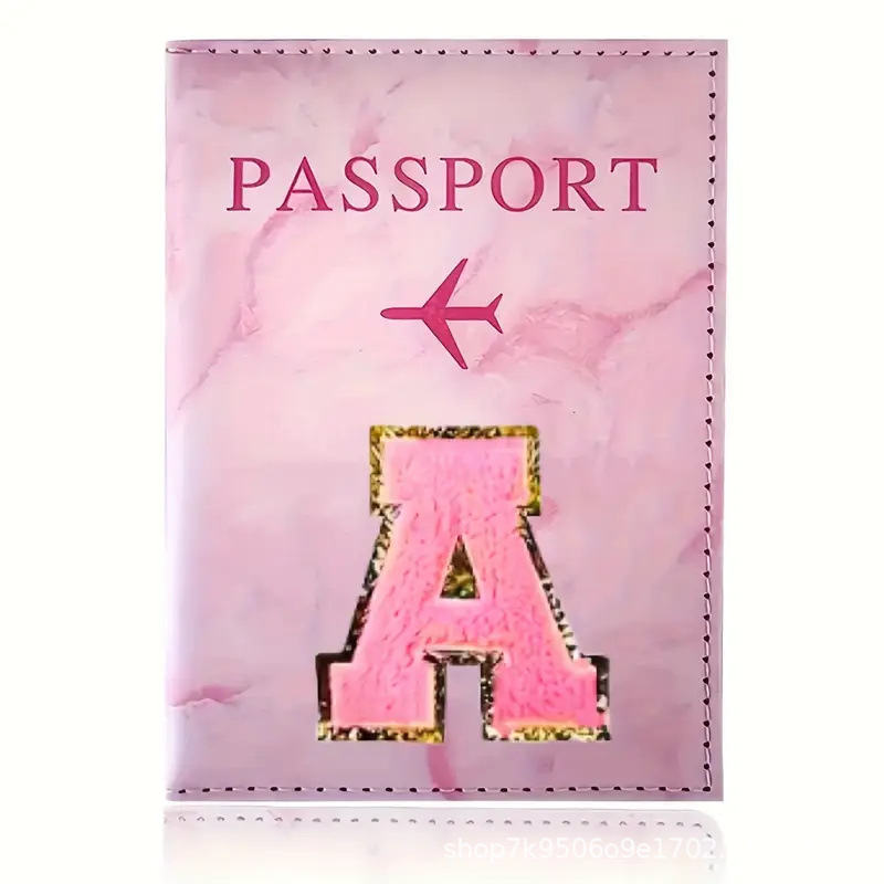 Travel Accessories Pink - حافظة جواز سفر من الجلد الصناعي
