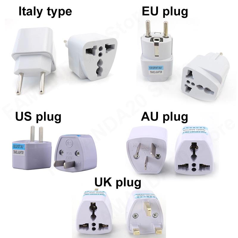 Travel Accessories Uk - محول قابس عالمي للولايات المتحدة/المملكة المتحدة/أستراليا/ألمانيا/إيطاليا،