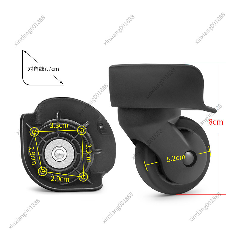 Luggage Wheel Replacement - عجلات دوارة 360 درجة A-65 XY090،