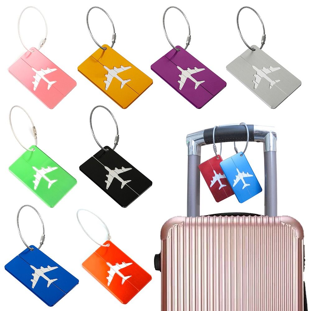 Travel Accessories Gear - علامات السفر الألومنيوم الأمتعة قابلة لإعادة