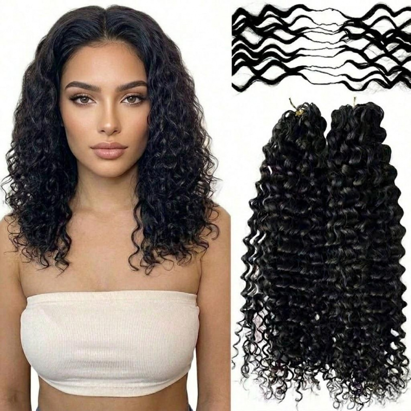 Travel Hair Accessories - وصلات شعر صناعية مموجة بطول 16