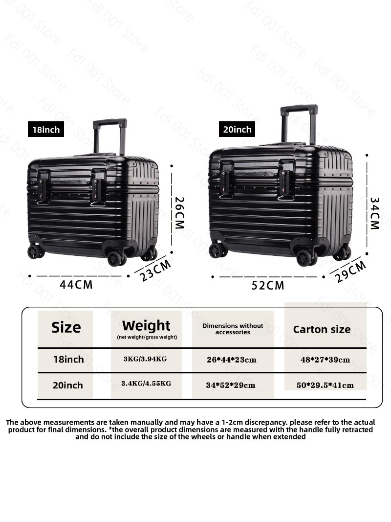 حقيبة سفر نسائية بعجلات عالمية - مراجعة Luggage Wheel Replacement وسعره