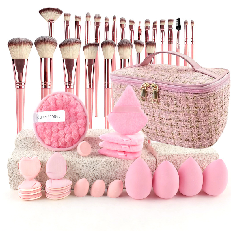 مجموعة فرش مكياج أنيقة بتصميم  - مراجعة Travel Accessories Toiletries وسعره
