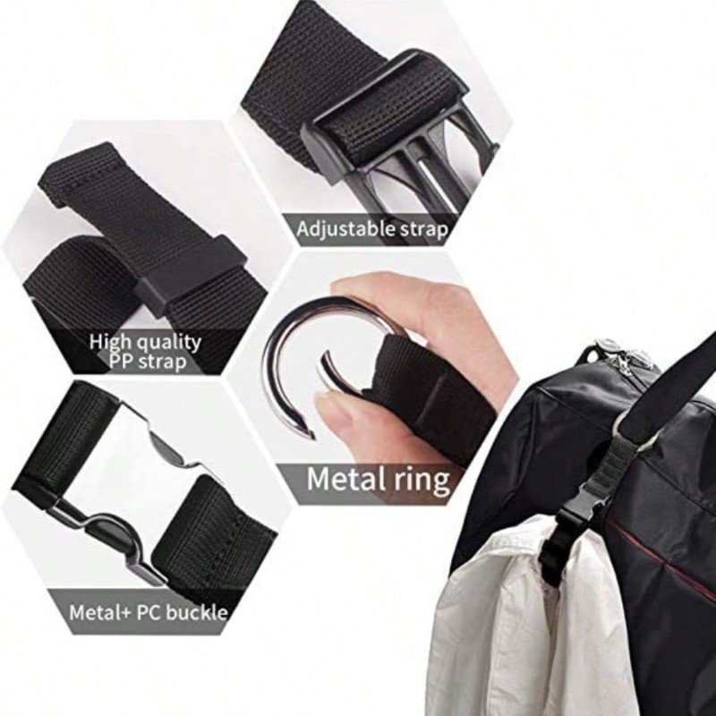 حزام أمتعة قابل للتعديل للسفر، - مراجعة Travel Accessories Luggage Straps وسعره