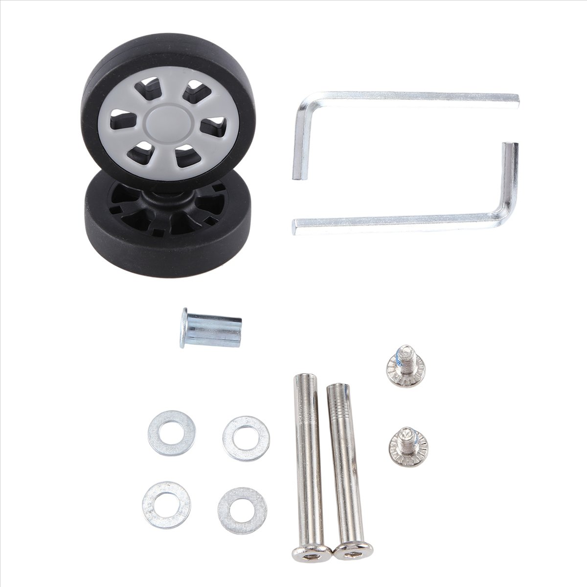 ABQR 55X12mm عجلات الأمتعة است - مراجعة Luggage Wheel Replacement وسعره