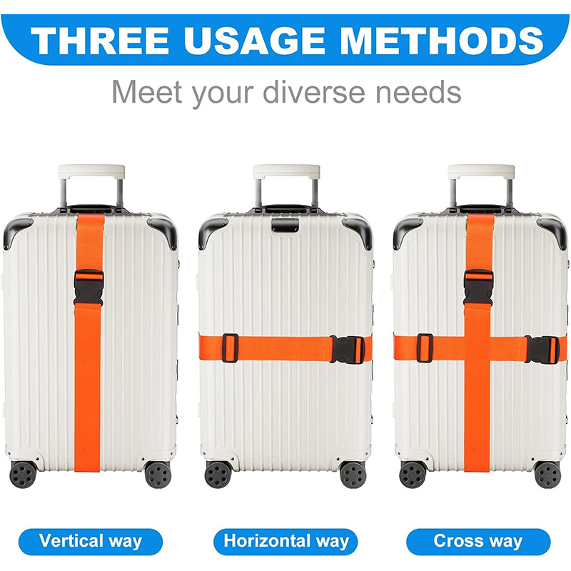 أحزمة أمتعة جديدة مستقيمة الشك - مراجعة Travel Accessories Luggage Straps وسعره
