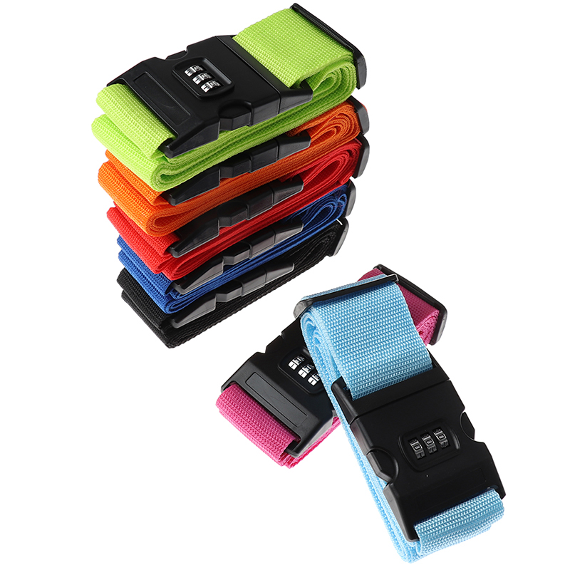 2 متر قوس قزح كلمة السر قفل ال - مراجعة Travel Accessories Luggage Straps وسعره