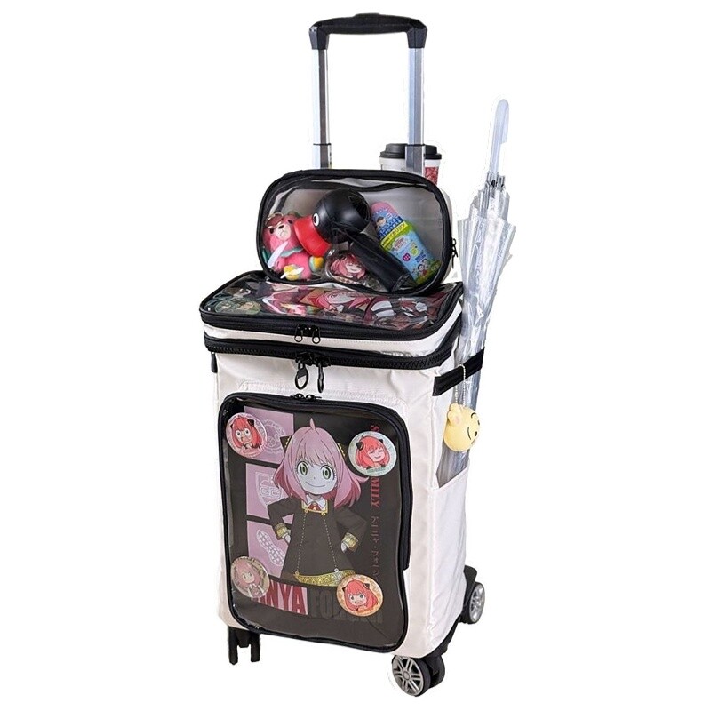 حقيبة أمتعة شفافة برسوم كرتوني - مراجعة Luggage Wheel Replacement وسعره