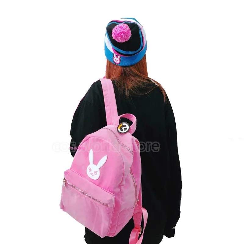 لعبة أنيمي Overwatch Dva تأثير - مراجعة Travel Accessories Pink وسعره