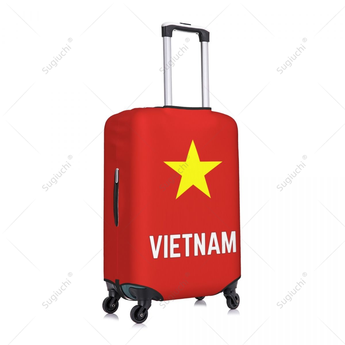 علم فيتنام غطاء الأمتعة حقيبة  - مراجعة Travel Accessories Vietnam وسعره