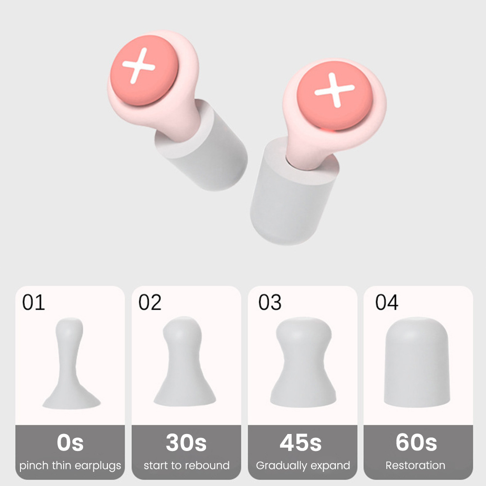 سيليكون سدادة الأذن النوم الضو - مراجعة Earplug Set Foam وسعره