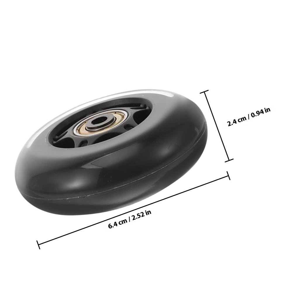 4 قطع عجلات بديلة شفافة للأمتع - مراجعة Luggage Wheel Replacement وسعره