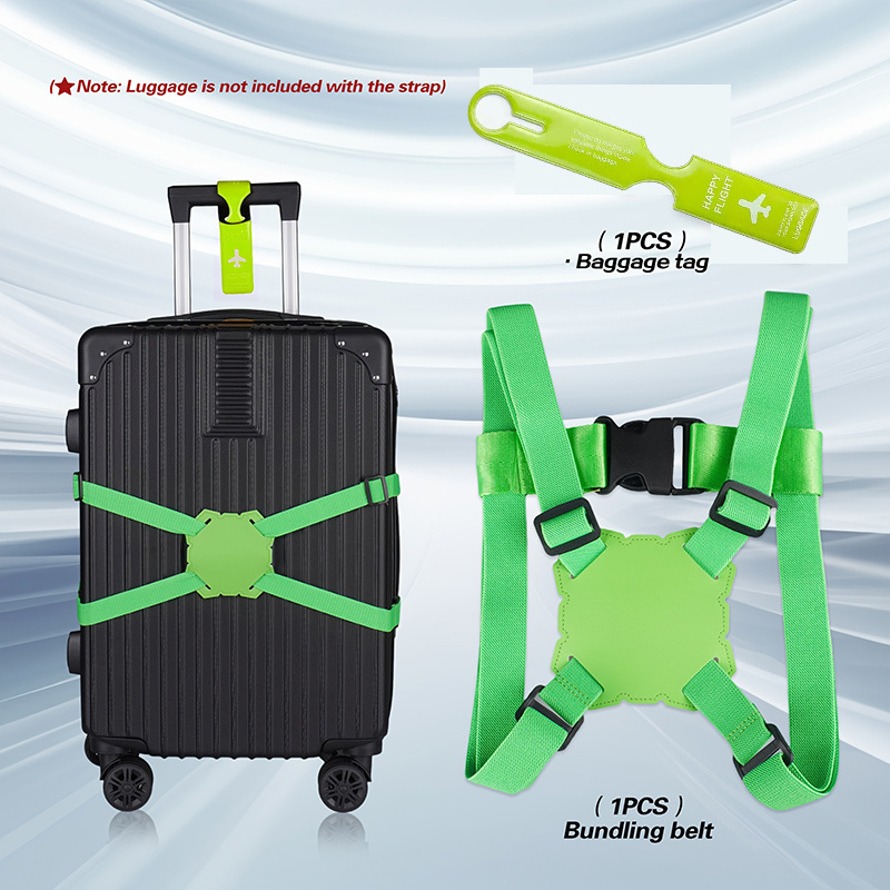 طقم حزام أمتعة من قطعتين + بطا - مراجعة Travel Accessories Gear وسعره