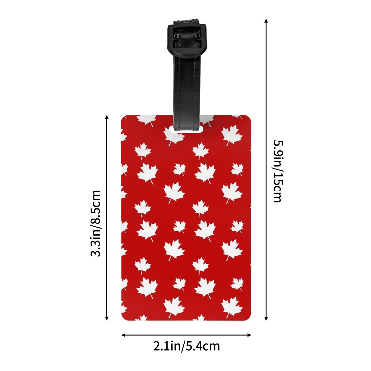 بطاقات أمتعة بنمط علم كندا (ور - مراجعة Travel Accessories Canada وسعره