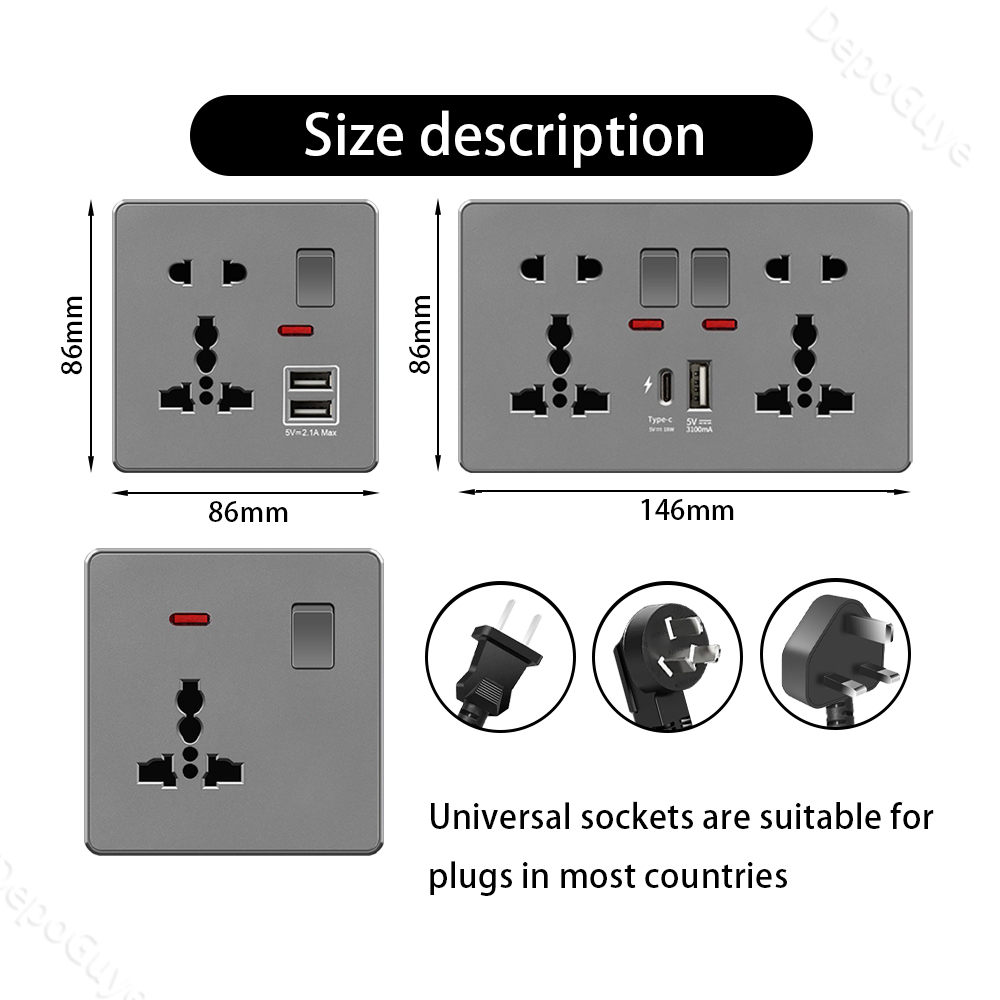 المملكة المتحدة 13A مع USB Typ - مراجعة Travel Accessories Uk وسعره
