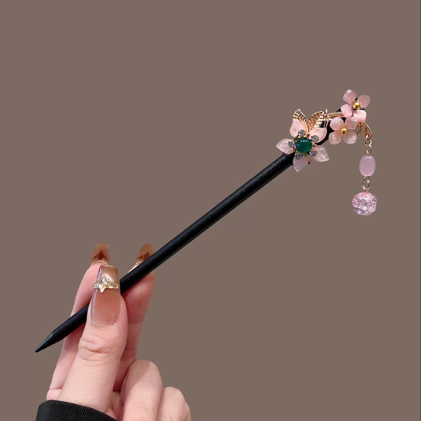 دبوس شعر خشبي عتيق للنساء عصا  - مراجعة Travel Hair Accessories وسعره