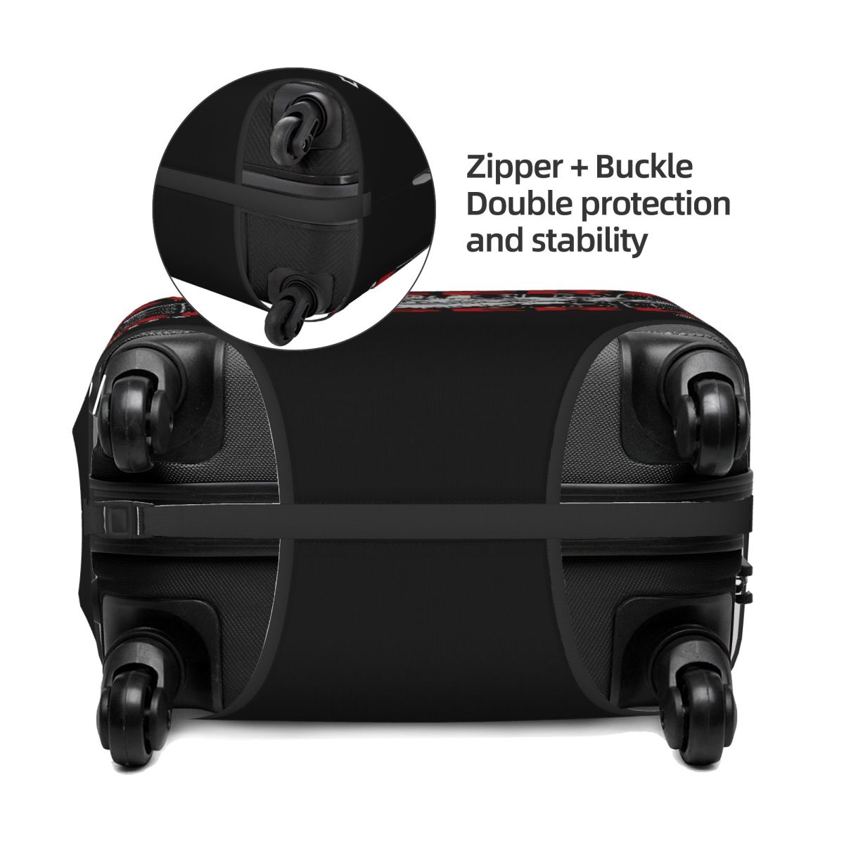غطاء حقائب سفر مخصص بتصميم B-B - مراجعة Travel Accessories Brand وسعره
