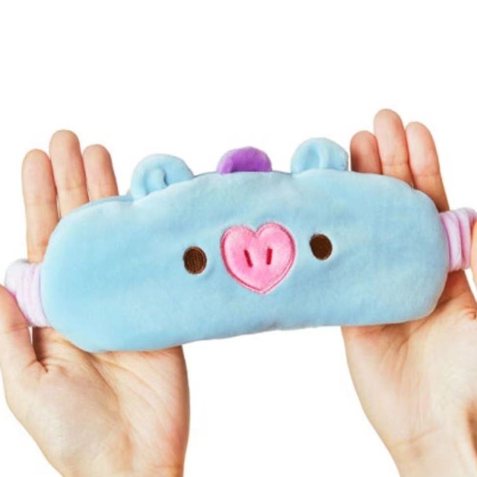 قناع عين من القطيفة على شكل شخ - مراجعة Travel Accessories Cute وسعره