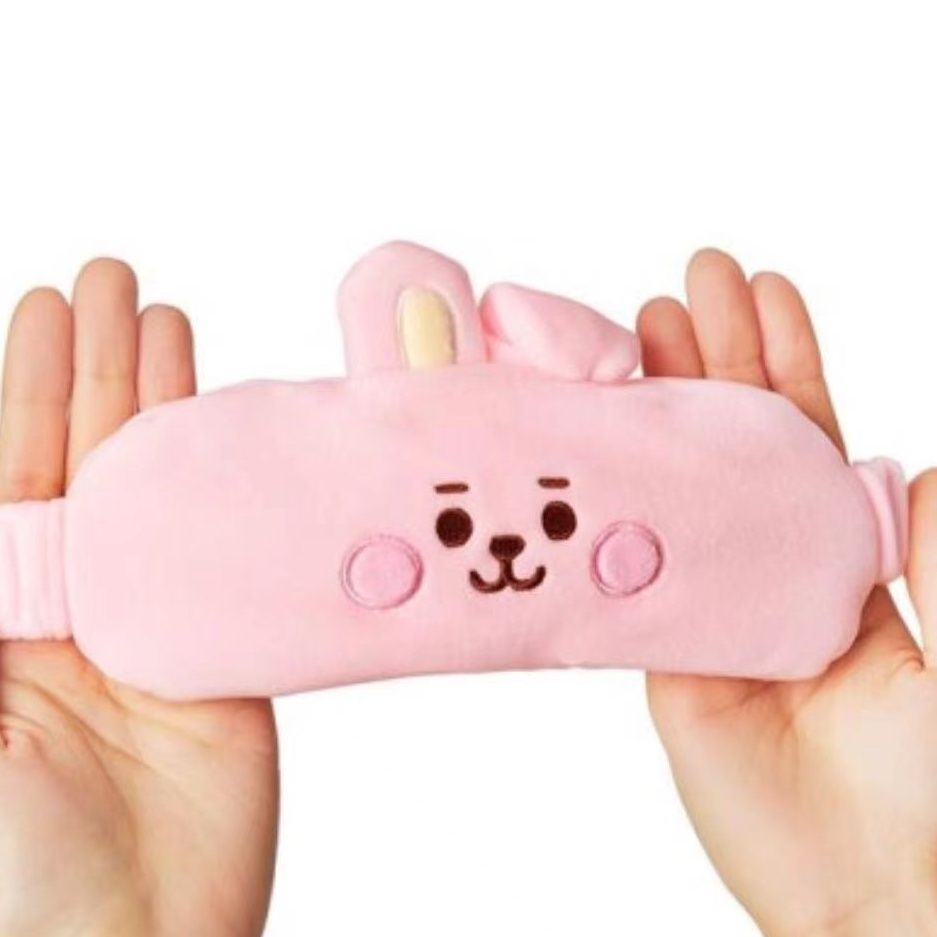قناع عين من القطيفة على شكل شخ - مراجعة Travel Accessories Cute وسعره