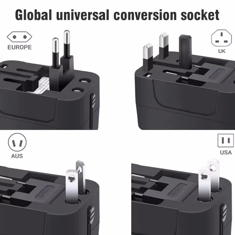 محول طاقة عالمي متعدد الاستخدا - مراجعة Travel Accessories Uk وسعره