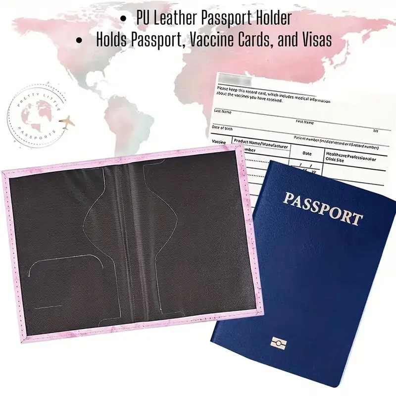 حافظة جواز سفر من الجلد الصناع - مراجعة Travel Accessories Pink وسعره