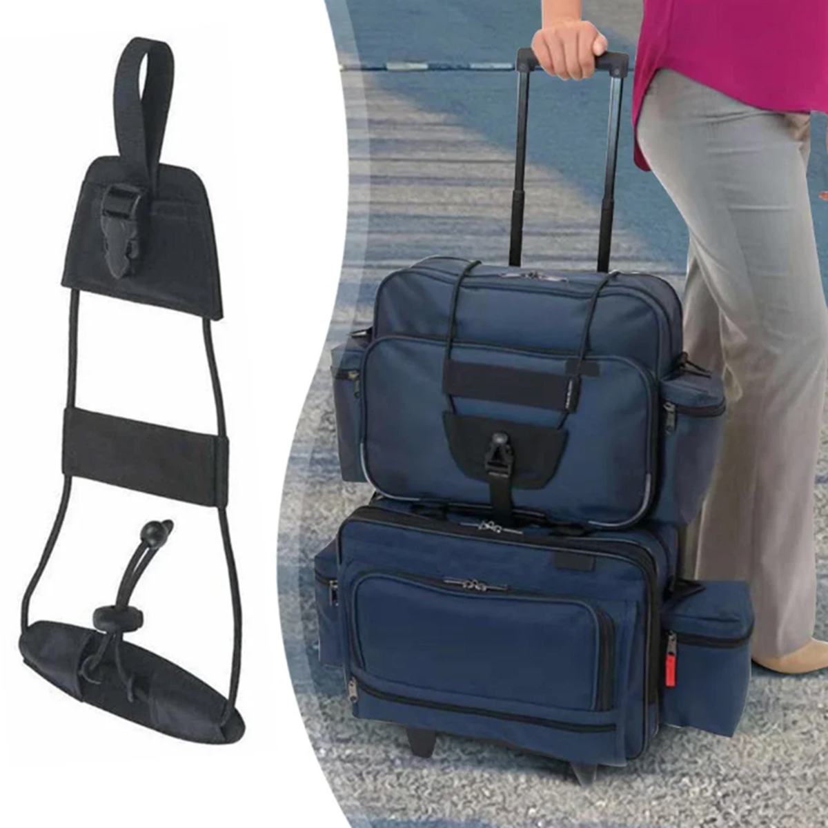 حزام توصيل حقائب السفر، حزام ن - مراجعة Travel Accessories Luggage Straps وسعره
