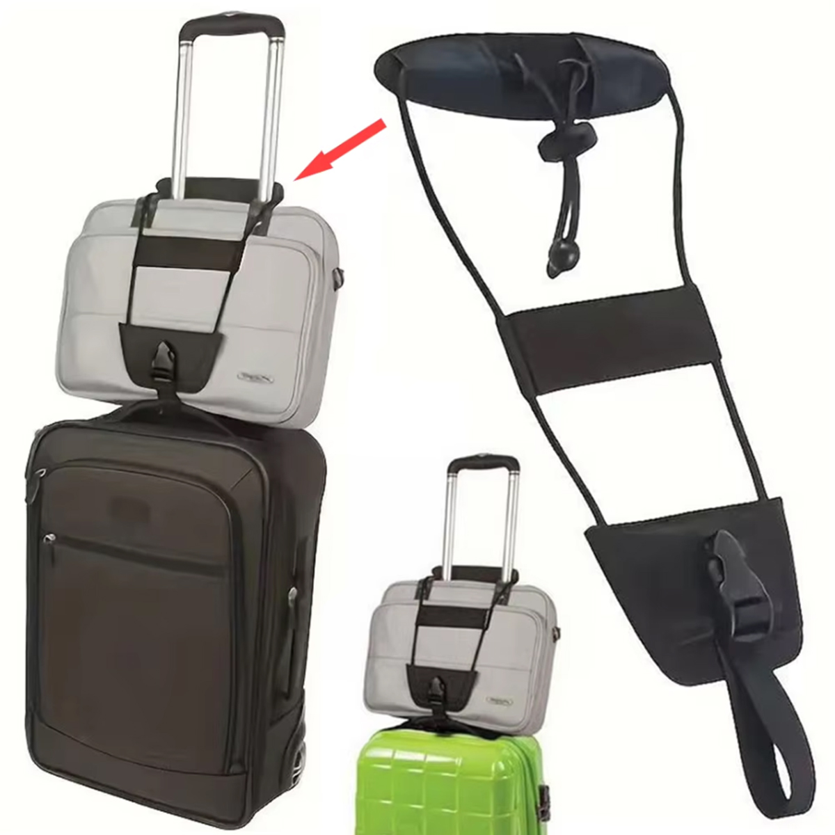 حزام توصيل حقائب السفر، حزام ن - مراجعة Travel Accessories Luggage Straps وسعره