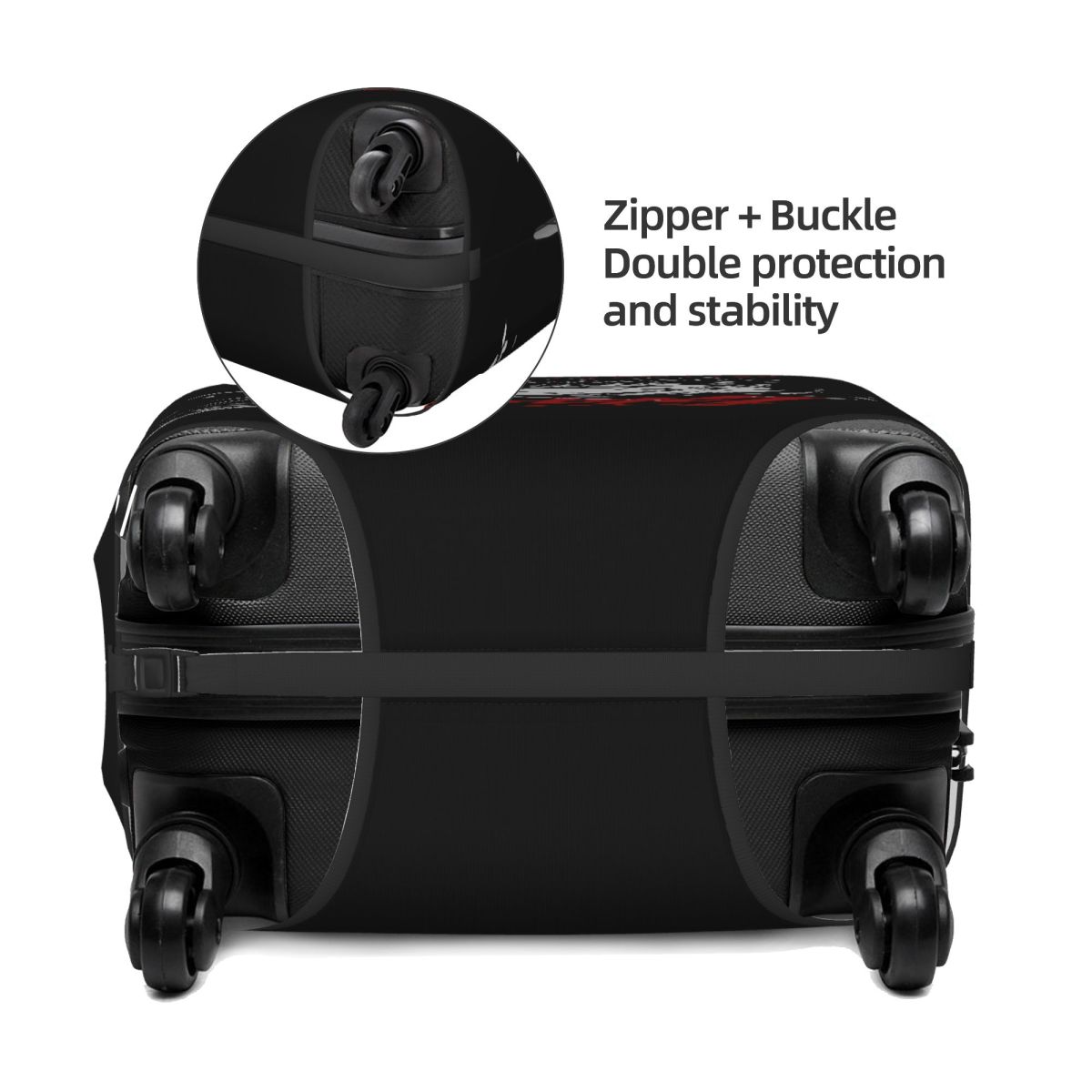 غطاء حقائب سفر مخصص بتصميم B-B - مراجعة Travel Accessories Brand وسعره