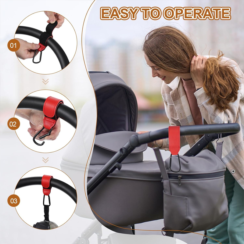 قطعتان من خطافات عربة الأطفال  - مراجعة Travel Accessories For 4 Year Old وسعره