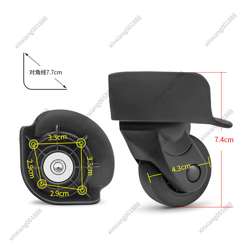 عجلات دوارة 360 درجة A-65 XY09 - مراجعة Luggage Wheel Replacement وسعره