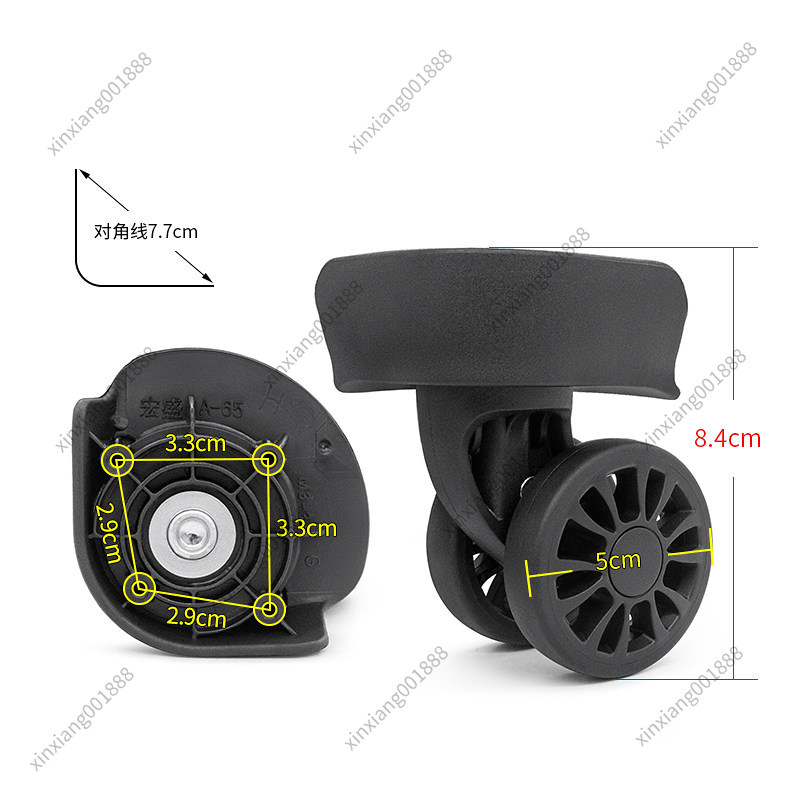 عجلات دوارة 360 درجة A-65 XY09 - مراجعة Luggage Wheel Replacement وسعره