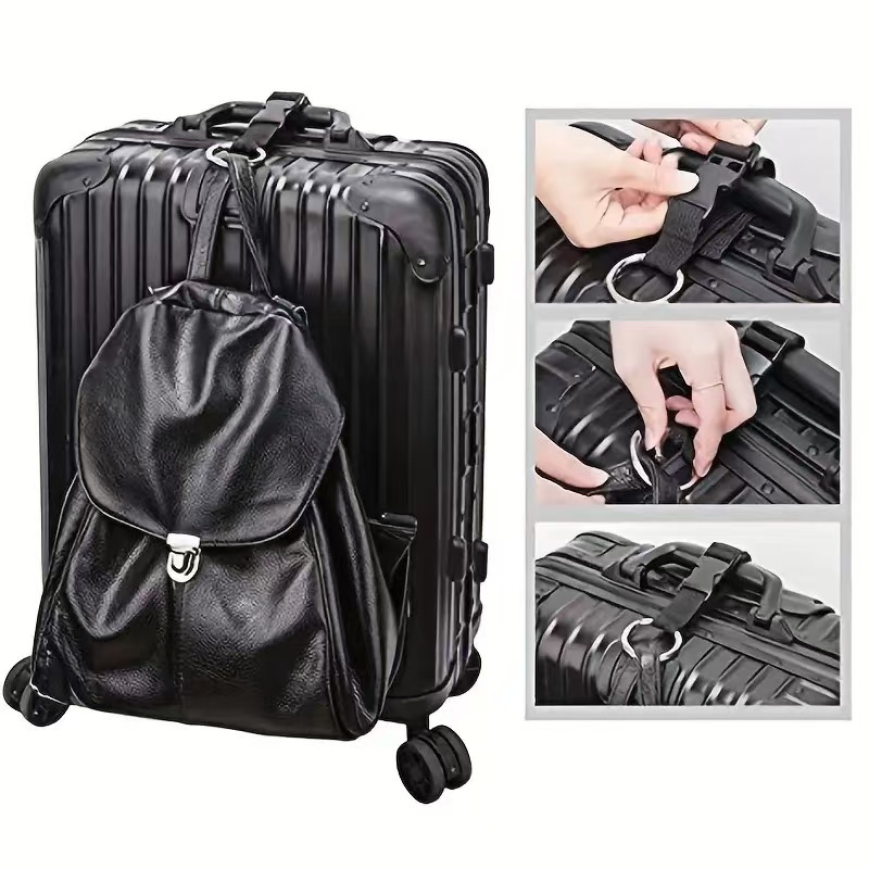 حزام تثبيت حقائب السفر، حزام خ - مراجعة Travel Accessories Luggage Straps وسعره